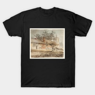 A Cottage with a Well near a Church T-Shirt